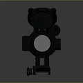 Infrared Steiner Laser Pistol Light Source Firearm Sight Firearm Device 3d model