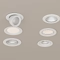 Various Styles of Recessed Downlights and Spotlights for Home Ceiling Lighting