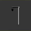 Adjustable Silver Metal Computer Monitor Stand With Webcam Mount And Stable Base