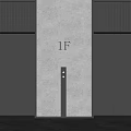 Elevator Hall Elevator Door Elevator Button Lobby Elevator Hotel Elevator 3d model