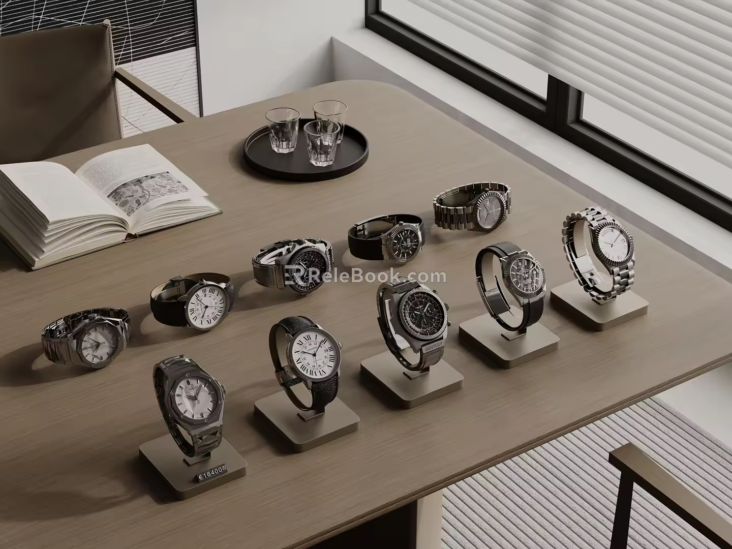 Modern Watch Display Watch Stand Smart Watch 3d model