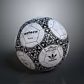 Adidas Series Football With Black And White Geometric Patterns And Astera Logo