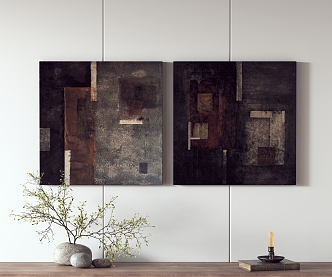 Quiet Decorative Paintings 3d model