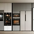 Modern refrigerator smart refrigerator double door refrigerator single door refrigerator 3d model