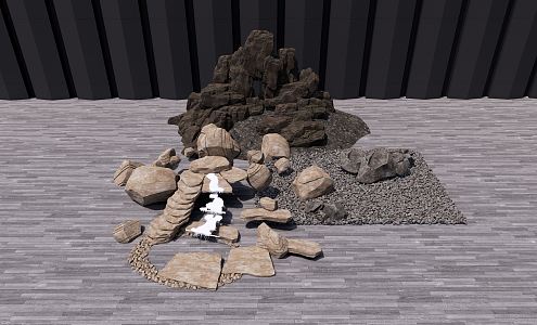 Modern Stone 3d model