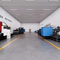 Modern Industrial Workshop Featuring Advanced Machinery Equipment And Innovative Technology