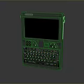 Rugged Handheld Industrial Computer With Full Keyboard And Durable Screen Design