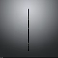 Spear With Long Metal Shaft And Sharp Pointed Tip For Combat Use