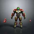 Iron Man Mech Warrior Machine Battlearm Mechanical Battlearm Machine Warrior Fighting Robot Games Robot 3d model