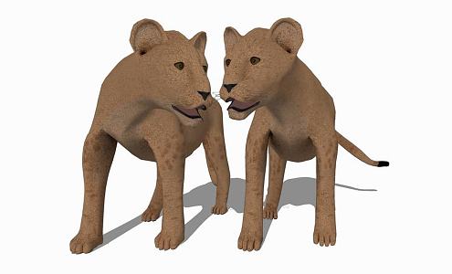 The Modern Lion 3d model