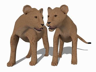 The Modern Lion 3d model