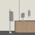Modern lamp combination Bauhaus wall lamp table lamp floor lamp combination 3d model