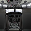 Highly Detailed Passenger Aircraft With Four Liveries And Cockpit Interior View