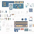 Colorful Children's Play Area Design With Play Structures And Layout Elements