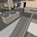 Modern Billiard Room Interior With Multiple Pool Tables Comfortable Seating Stylish Lighting And Decorative Shelves