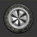 Tire tire wheel hub Volkswagen wheel hub Volkswagen tire new tire car outer tire car wheel hub 3d model