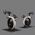 Two Modern Elliptical Exercise Machines With Display Screens And Stable Bases For Home Gym Training