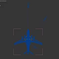 Silver Gray Military Fighter Jet Flying with Four Engines and Dome Radar on Top