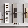 Door Handle Lock Handle Lock Door Handle Interior Door Lock Door Handle Anti-theft Door Handle 3d model