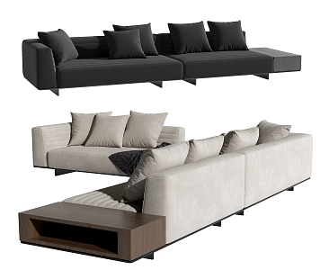 Modern Minotti Multiplayer Sofa 3d model