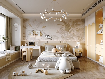 Modern Children's Room 3d model