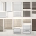 Various Styles And Colors Of Window Blinds For Home Interior