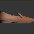 Modern Leather Shoes Low-top Leather Shoes Casual Leather Shoes Low-top Leather Shoes Casual Shoes 3d model