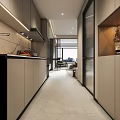 Modern Apartment Panoramic View 3d model