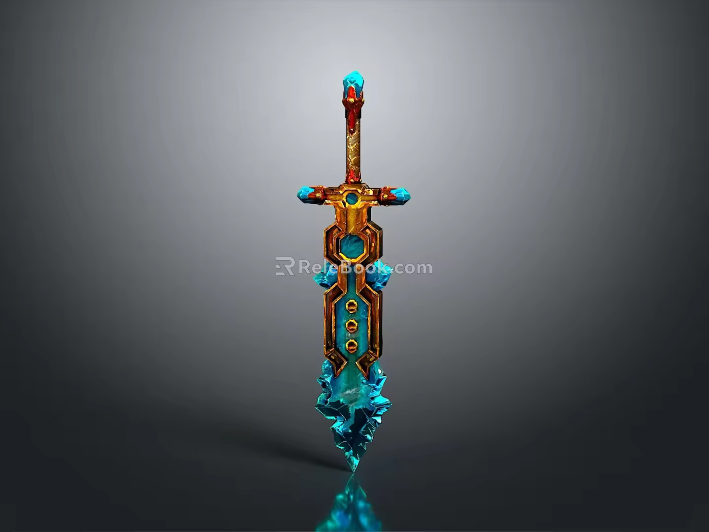 Ancient Sword Game Sword Magic Sword Magic Sword Magic Sword Magic Sword Magic Sword Officer Sword 3d model