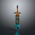 Ancient Sword Game Sword Magic Sword Magic Sword Magic Sword Magic Sword Magic Sword Officer Sword 3d model