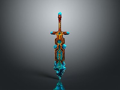 Ancient Sword Game Sword Magic Sword Magic Sword Magic Sword Magic Sword Magic Sword Officer Sword 3d model