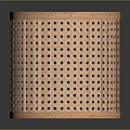 Industrial Cylindrical Orange Mesh Metal Filter Equipment With Perforated Surface Design