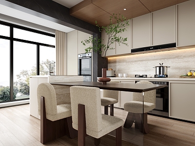 modern restaurant kitchen open kitchen model