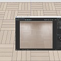 Modern Wood Flooring 3d model