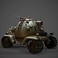 Tracked Armored Military Weapon Vehicle With Antenna And Heavy Duty Combat Equipment Design