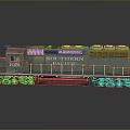 Southern Railway Green Train Locomotive Number 1082 Static Display View