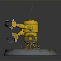 Robot Robot Assistant Small Robot Robot Butler Robot Butler Figure Game Figure 3d model
