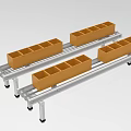 Industrial assembly line automatic assembly line belt line automatic transmission line 1560 3d model