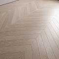 Light Wood Herringbone Pattern Wooden Floor with Natural Texture and Modern Design