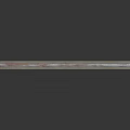 Sturdy Metal Fence With Vertical Bars On Cracked Concrete Base With Texture