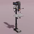 Heavy Duty Industrial Drill Press With Stand Worktable And Control Panel