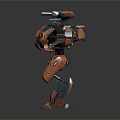 Mecha Warrior Mecha Soldier Machine Armor Mechanical Armor 3d model