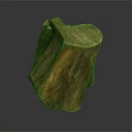 Wood Stone Decorative Piece Featuring Natural Texture Organic Pattern and Raw Appearance