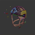 Advanced Tactical Military Helmet With Camouflage Pattern And Protective Gear Design