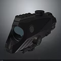Tactical Weapon Scope Modern Design With Circular Lens GIG Logo And Adjustment Knob