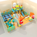 Building block paradise 3d model