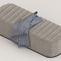 Bedroom sofa stool 3d model