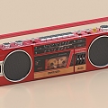 Radio Old Radio Recorder Old Recorder 3d model