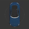 Blue Mercedes Sports Car With Sleek Design Shiny Body And Stylish Wheels On Black Surface
