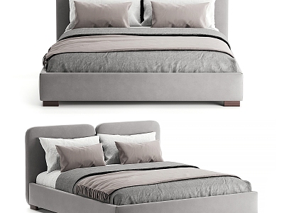 Modern Simple Double Bed model